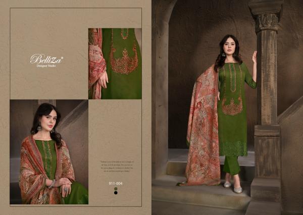 Belliza Jashn E Ishq Vol 7 Cotton Embroidered Dress Material